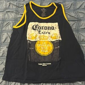 Corona Mens Navy Tank Top (Size XL)